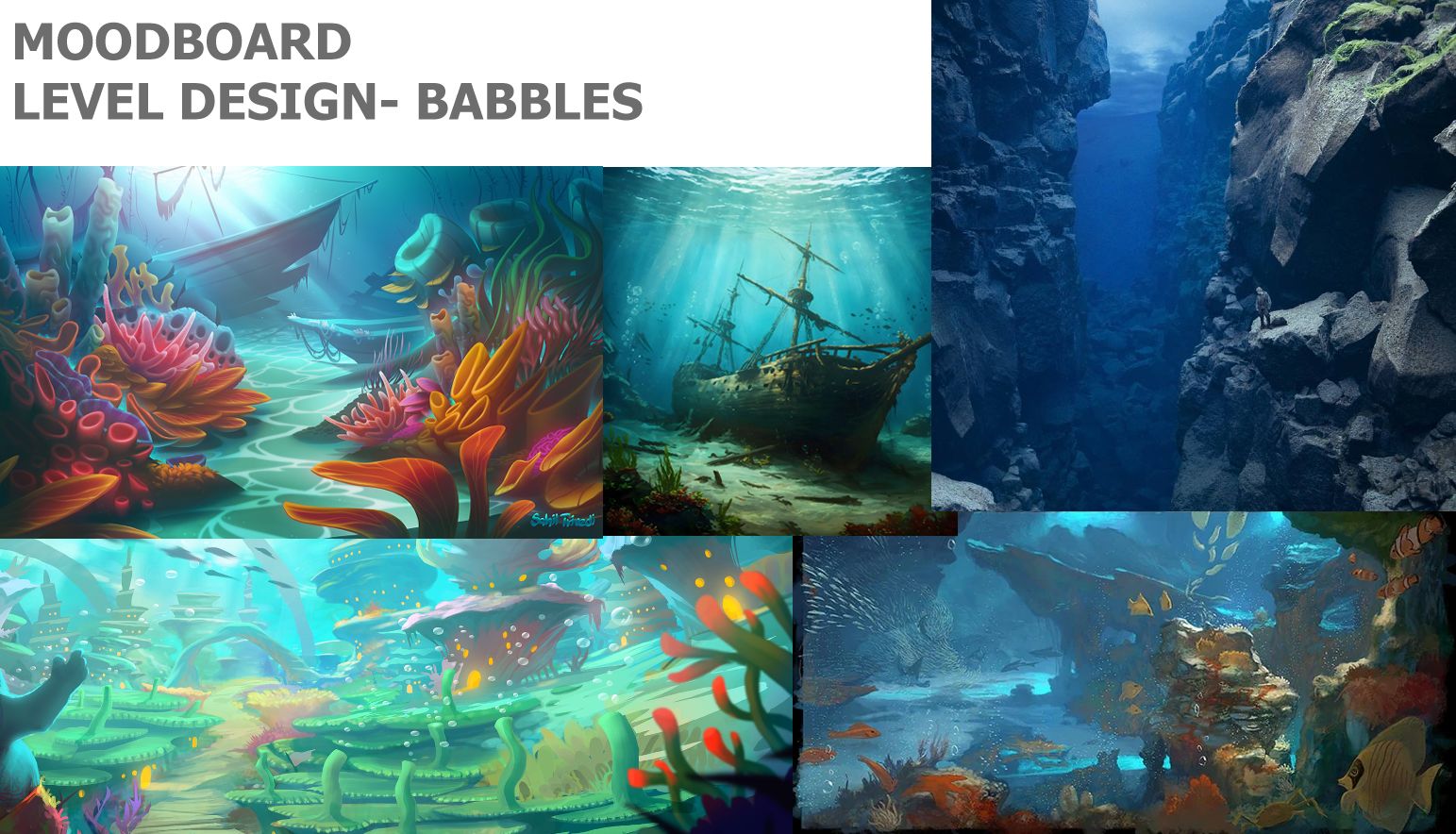 Moodboard level design Babbles
