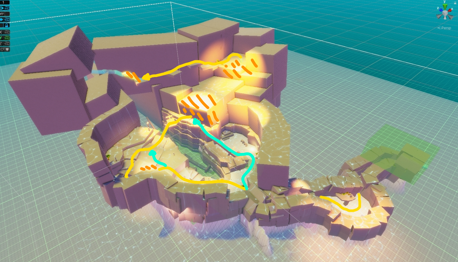 Blockout - Level Design Idea